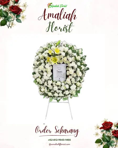 Krans Bunga Duka Balongpanggang